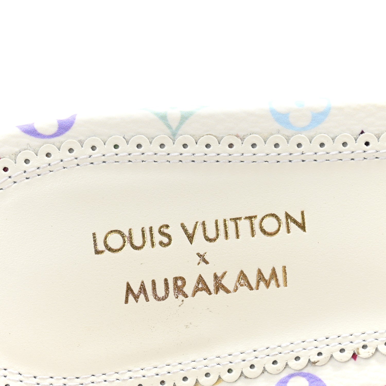 Louis Vuitton LV X TM Monogram Multicolor 6AM Flat Mule Sandals 38 White Multicolor 8 of 10