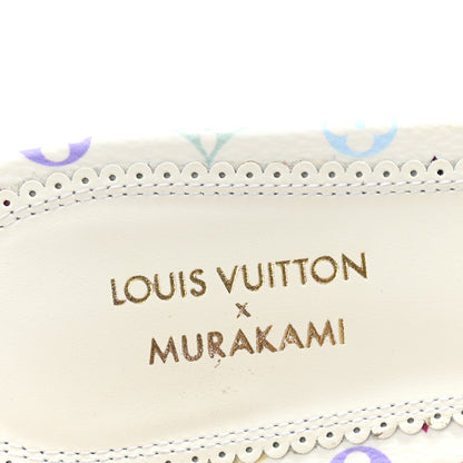 Louis Vuitton LV X TM Monogram Multicolor 6AM Flat Mule Sandals 38 White Multicolor 8 of 10