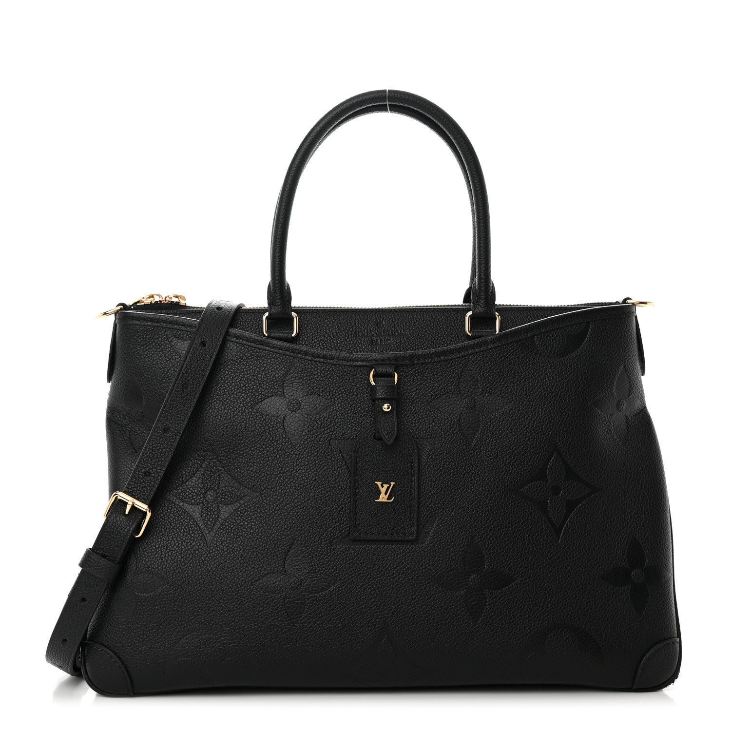 Louis Vuitton Empreinte Monogram Giant Trianon MM Black 1 of 11