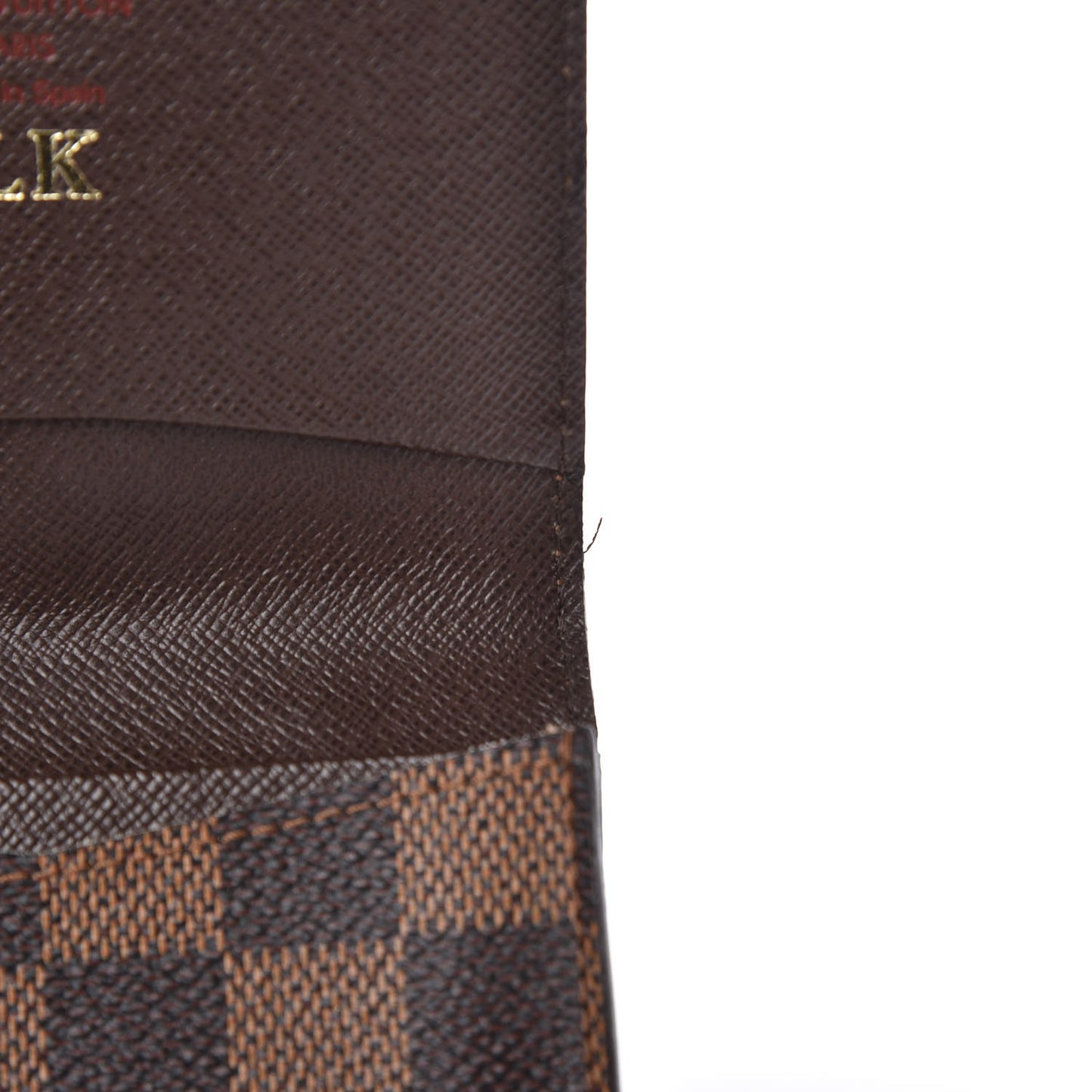 Damier Ebene Business Card Holder