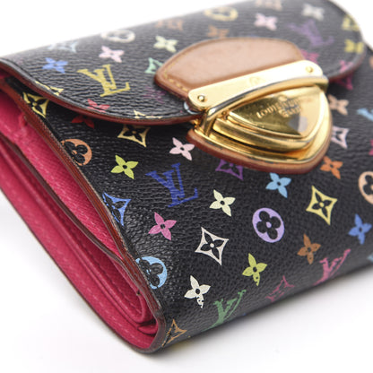 Louis Vuitton Monogram Multicolor Joey Wallet Black Grenade 7 of 12