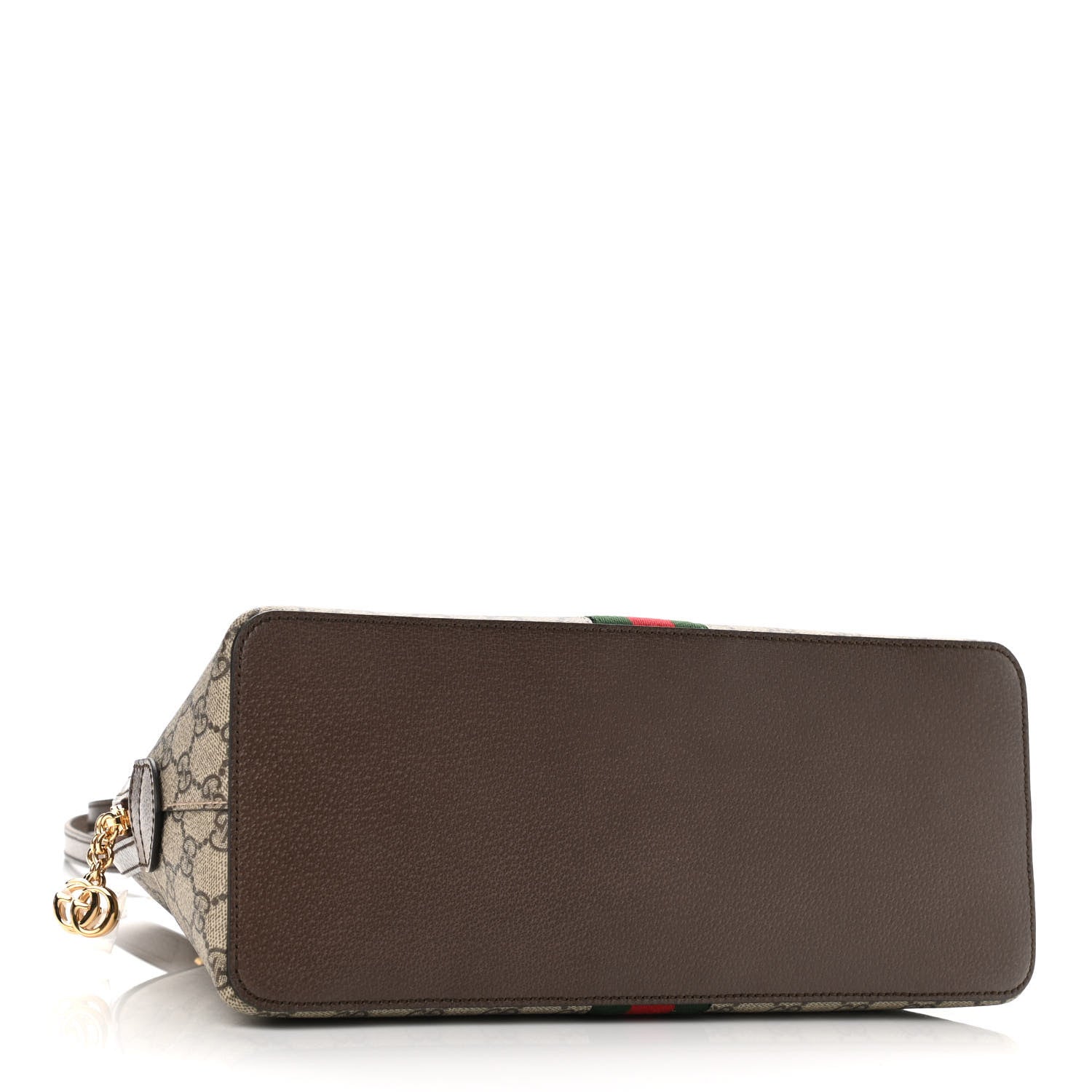 Gucci GG Supreme Monogram Web Medium Ophidia Top Handle Dome Bag Brown 4 of 10