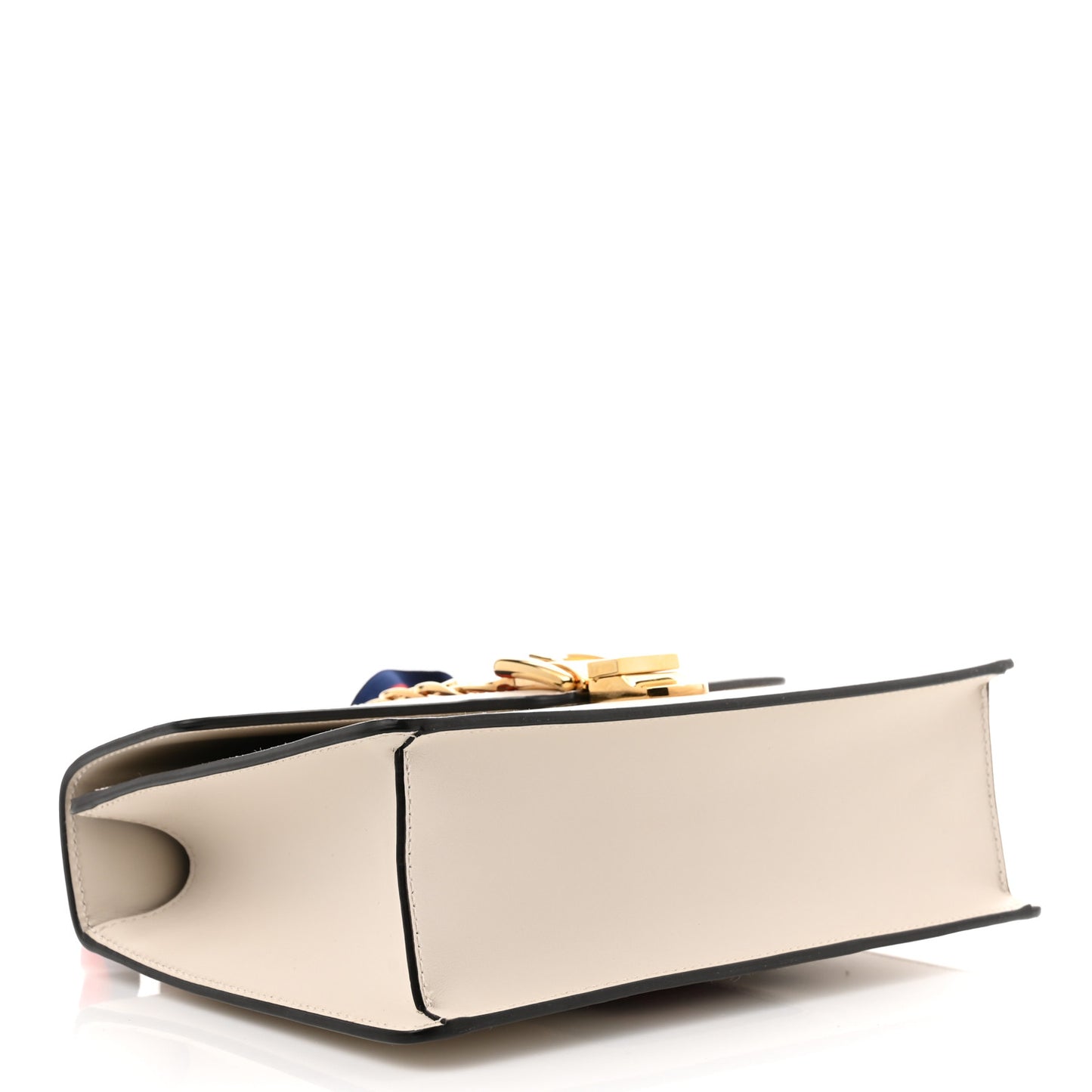 Calfskin Small Sylvie Shoulder Bag Off White