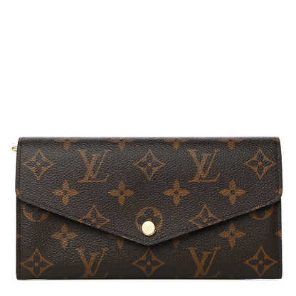 Louis Vuitton Monogram Sarah Wallet NM Coquelicot 1 of 9