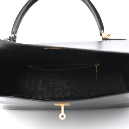 Hermes Box Kelly Sellier 35 Black 5 of 10