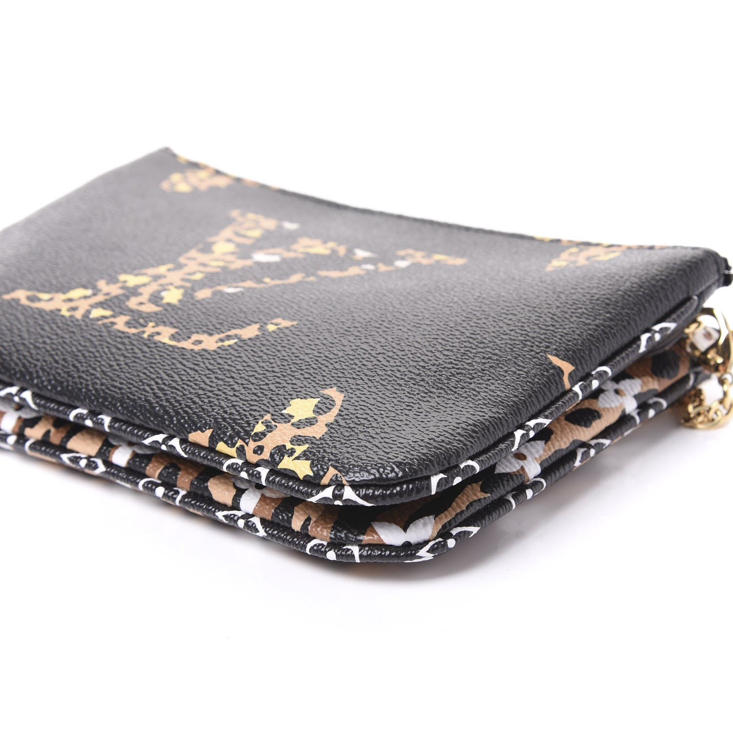 Louis Vuitton Monogram Giant Jungle Pochette Double Zip Black 9 of 9
