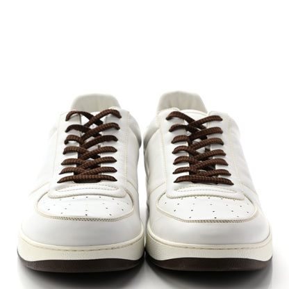 Louis Vuitton Calfskin Monogram Mens Rivoli Sneakers 9.5 White 2 of 11