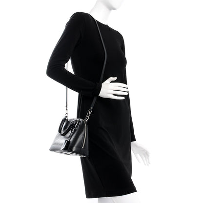 Louis Vuitton Epi Alma BB Black 2 of 9