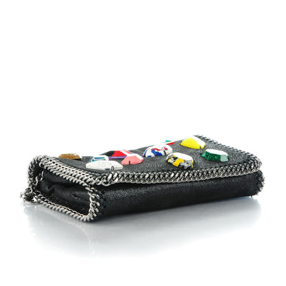 Stella McCartney Grained Multi Gem Falabella Mini Tote Black 4 of 9