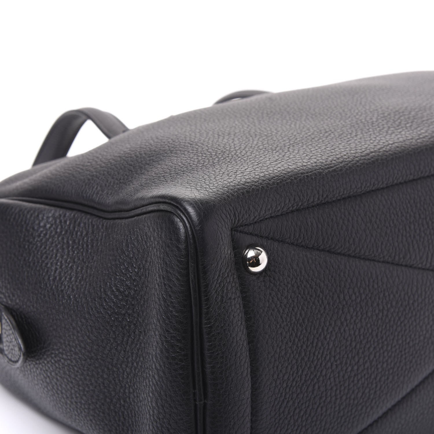 Hermes Taurillon Clemence Victoria II 35 Black 5 of 9