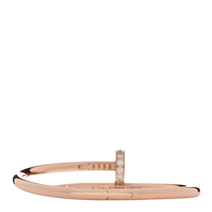 Cartier 18K Pink Gold Diamond Juste Un Clou Bracelet 15 2 of 3