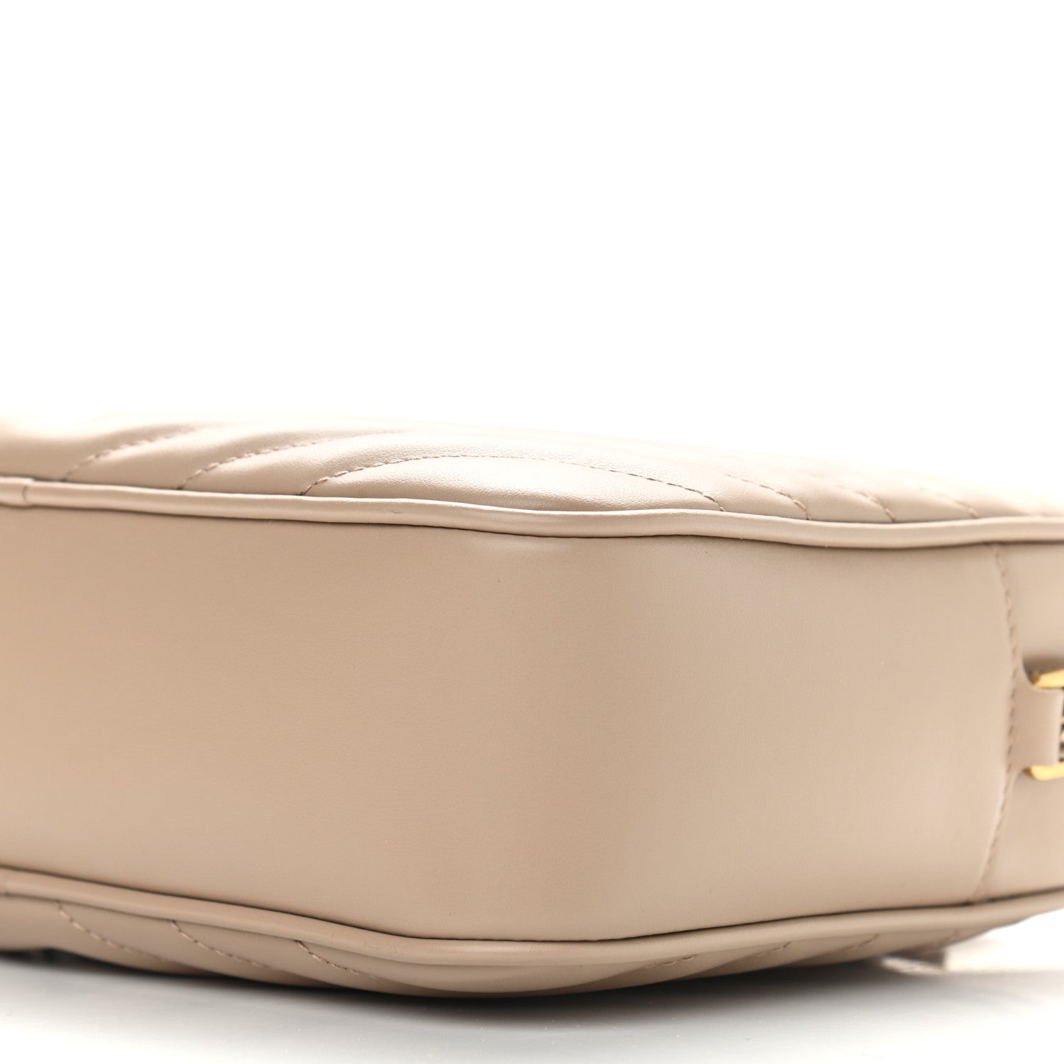 Saint Laurent Calfskin Matelasse Monogram Lou Camera Bag Dark Latte 9 of 9