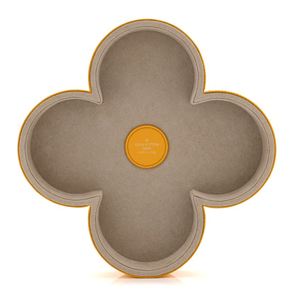 Louis Vuitton Monogram Flower Trinket Tray Yellow 1 of 8