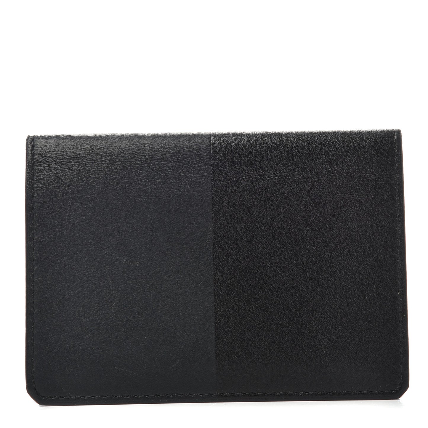 Veau Sombrero Tadelakt Mini Manhattan Wallet Black Bleu Obscur