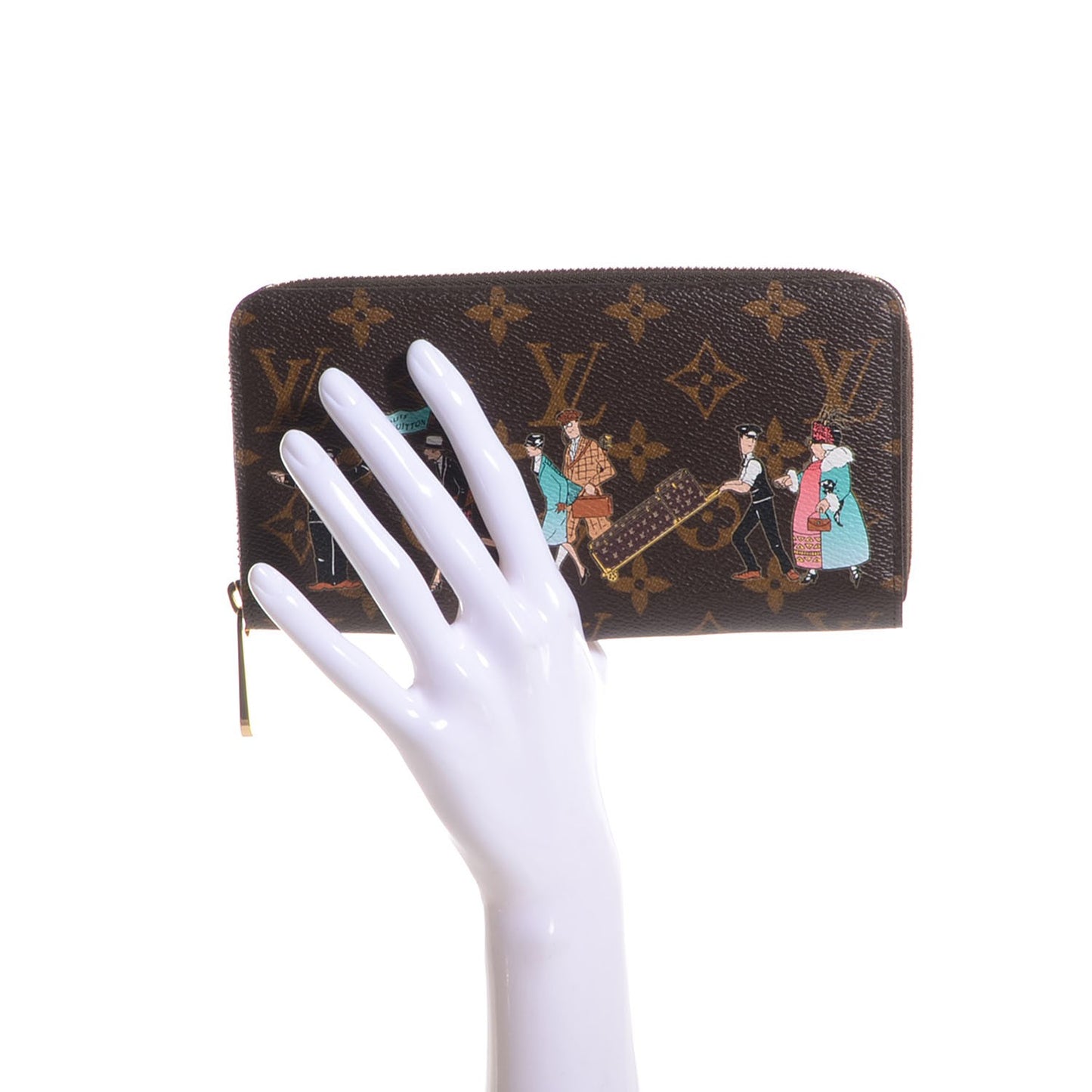 Monogram Illustre Zippy Wallet Rose