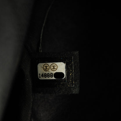 Chanel Caviar Half Moon Wallet On Chain WOC Black 7 of 9