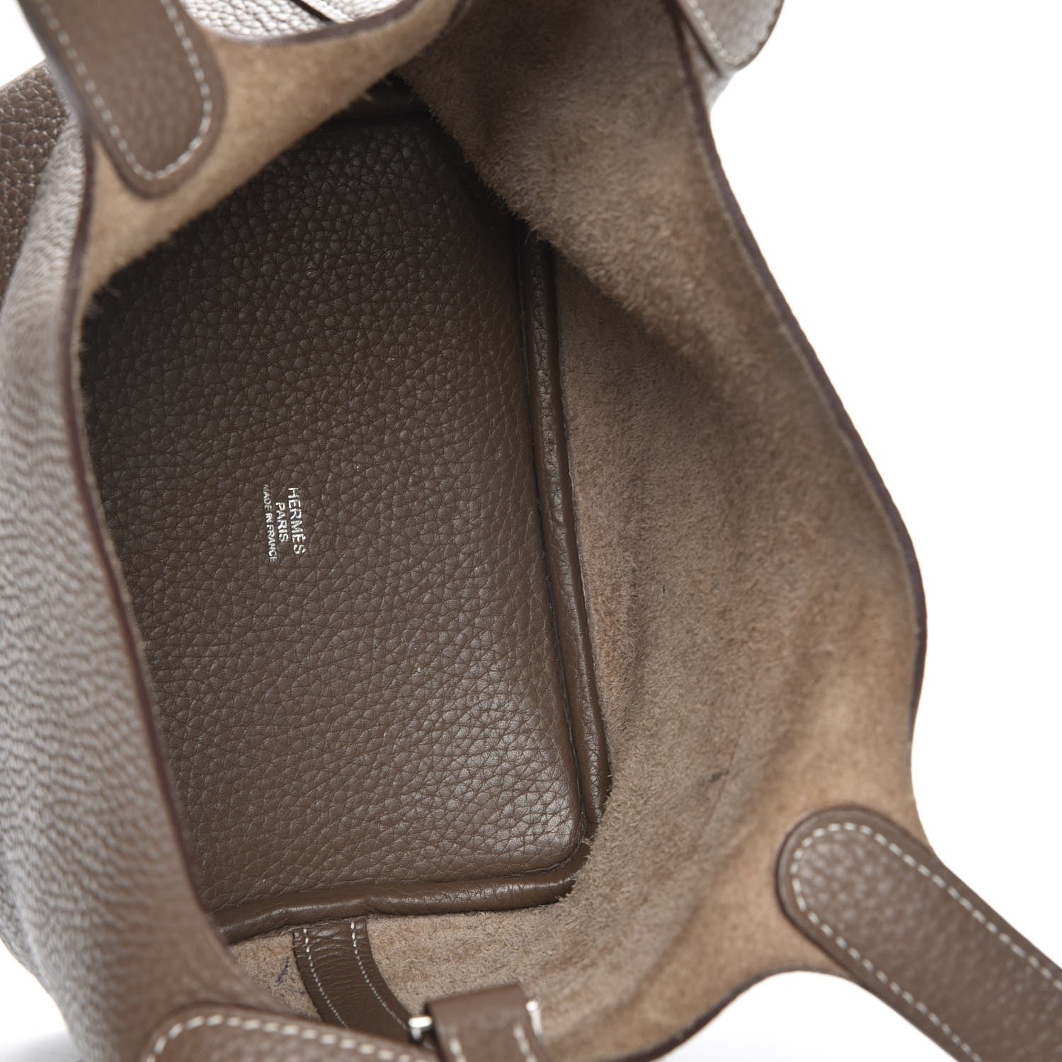 Hermes Taurillon Clemence Picotin Lock 18 PM Etoupe 5 of 8