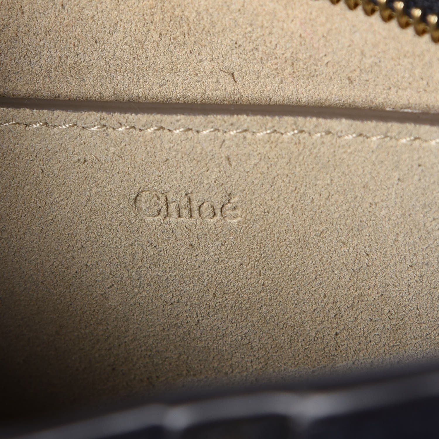 Chloe Calfskin Suede Mini Pixie Signature Belt Bag Full Blue 7 of 9