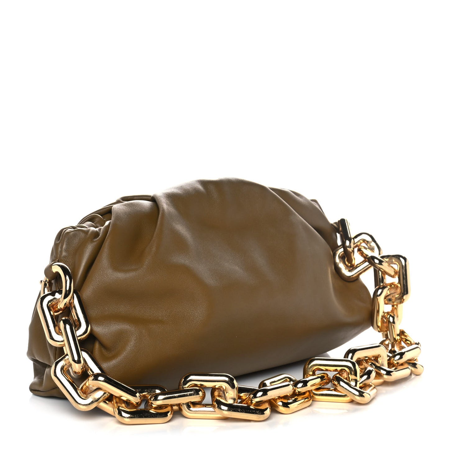 Calfskin The Pouch Chain Cammello