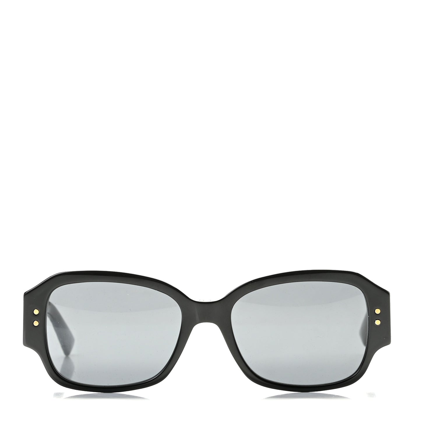 Acetate Cannage Lady Dior Studs 5 Sunglasses Black