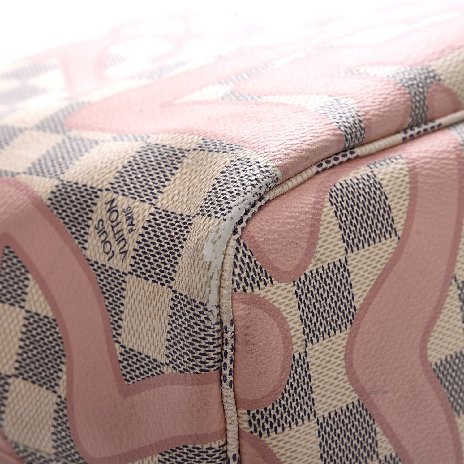 Louis Vuitton Damier Azur Tahitienne Neverfull MM 18 of 18