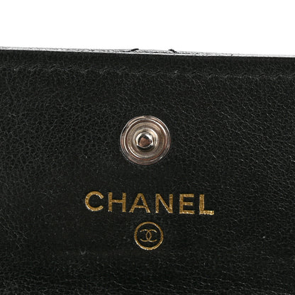 Chanel Lambskin Quilted Chanel 19 Flap Card Holder Black 8 of 11