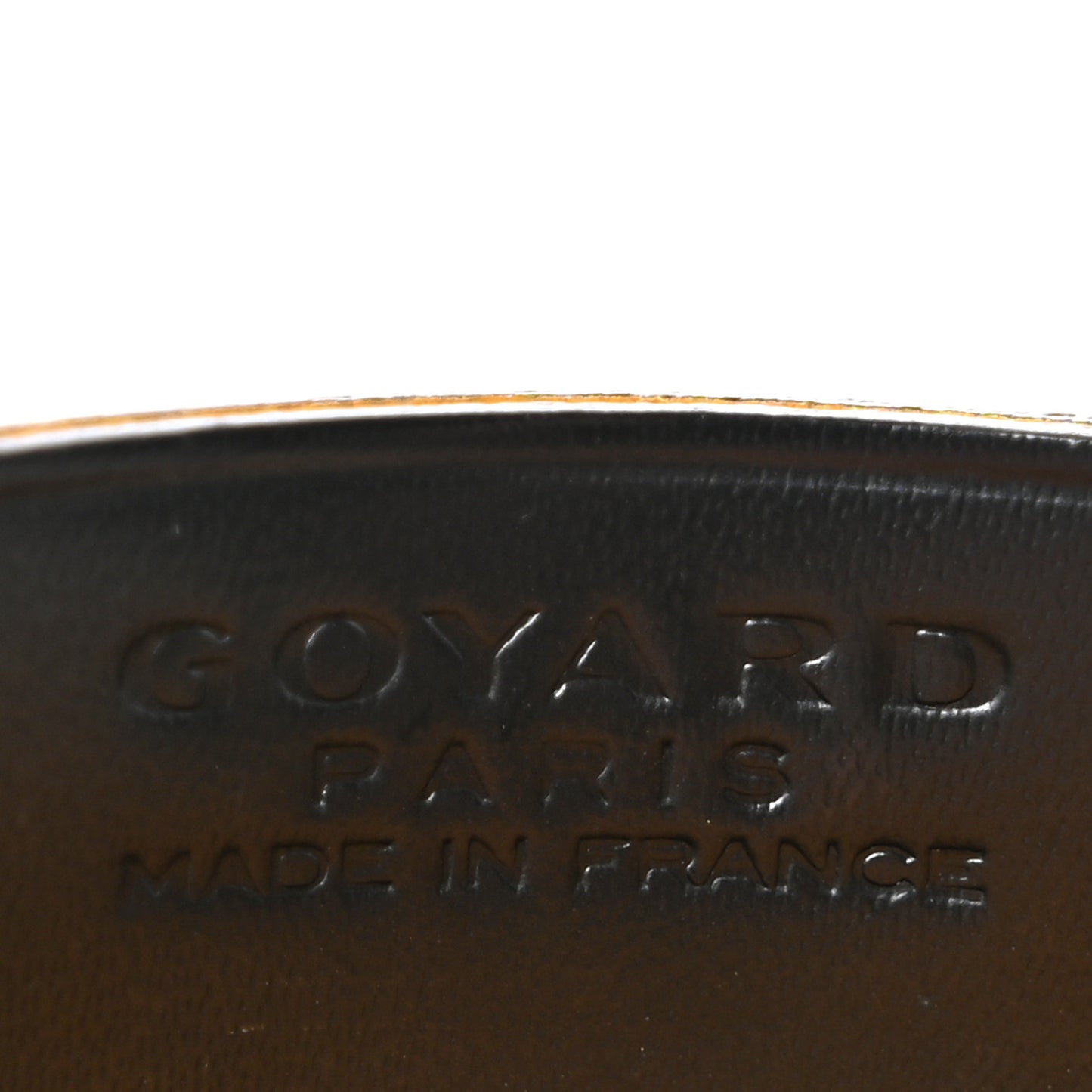 Goyardine Saint Sulpice Card Holder Black
