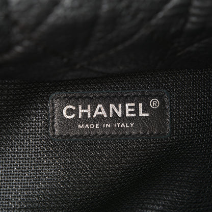 Chanel Calfskin Quilted XXL Travel Flap Bag Black 6 of 7