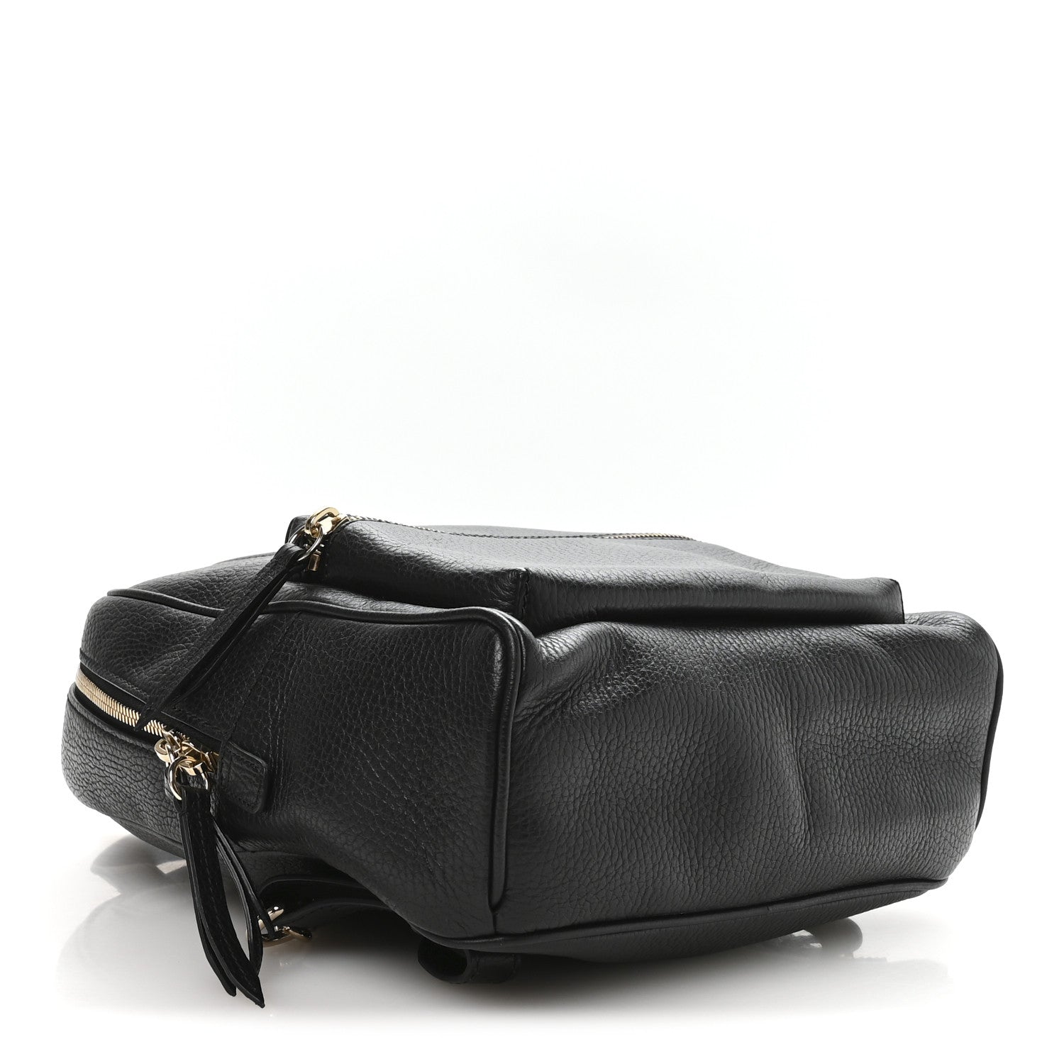 Gucci Pebbled Calfskin Soho Chain Backpack Black 4 of 10