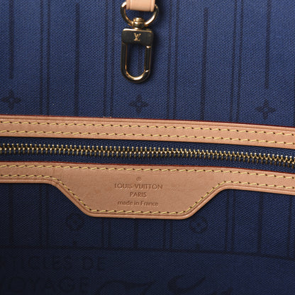 Louis Vuitton Monogram My LV Heritage Neverfull MM Blue Marine Blue Clair 6 of 9