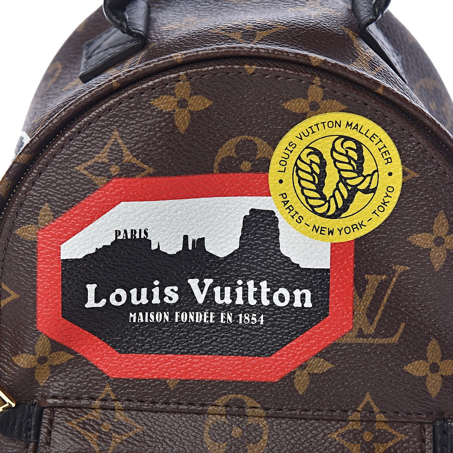 Louis Vuitton Monogram World Tour Palm Springs Backpack Mini 10 of 10