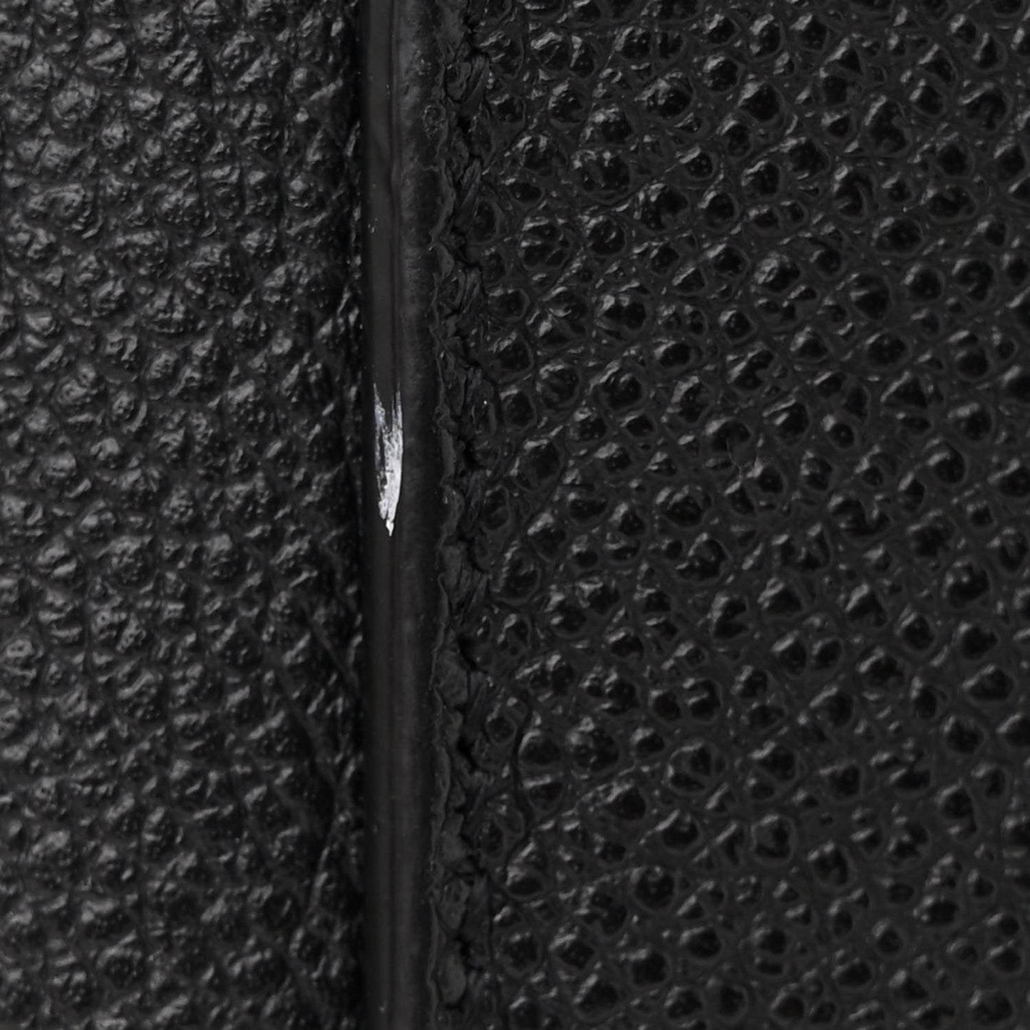 Grained Calfskin Small Cabas Rive Gauche Black