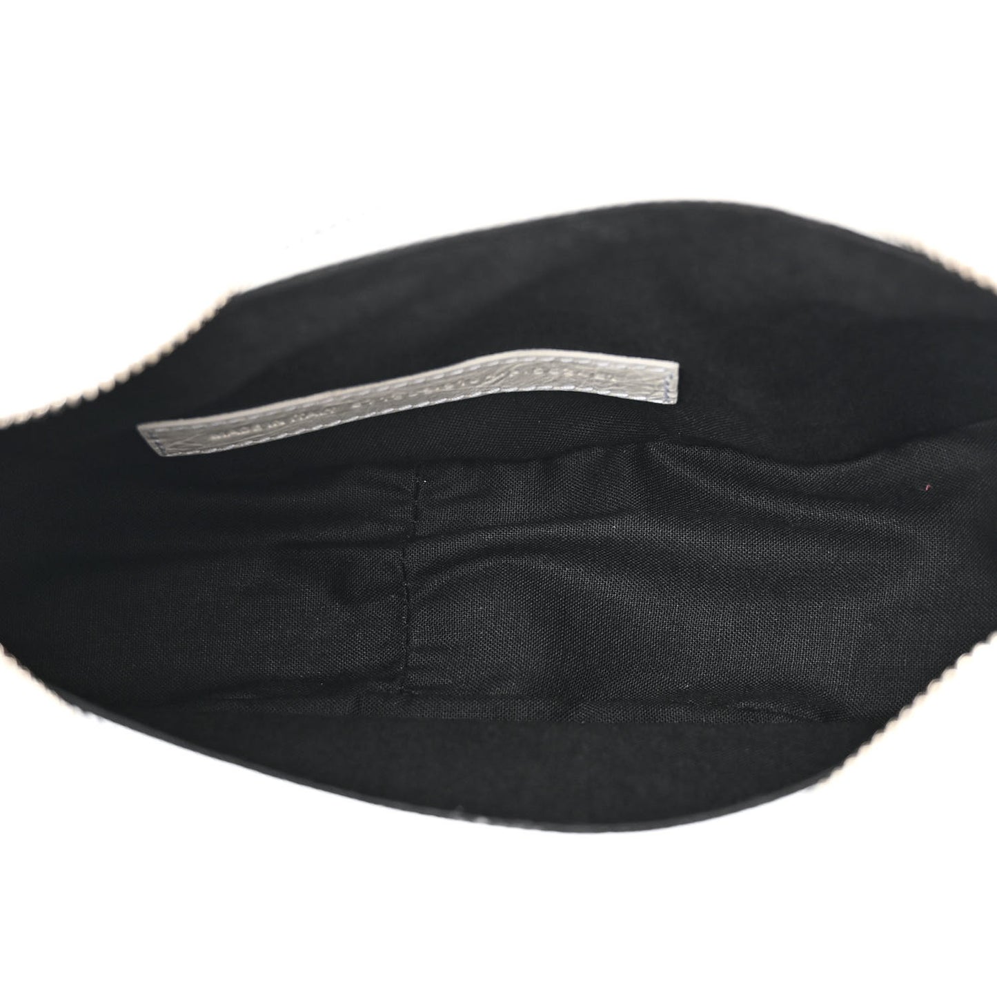 Agneau Arena Crystal Le Cagole Shoulder Bag XS Optic White