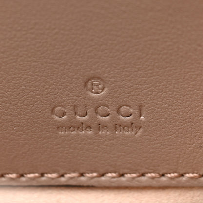 Gucci Calfskin Matelasse Mini GG Marmont Chain Crossbody Bag Porcelain Rose 6 of 10