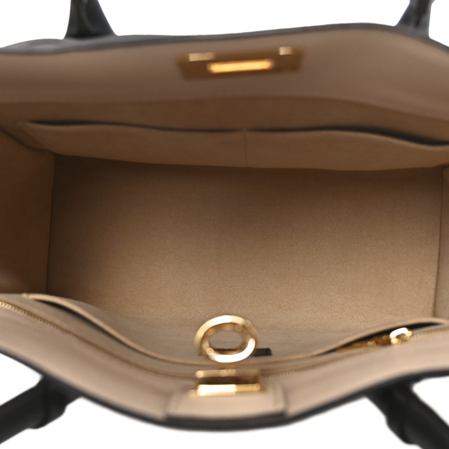 Calfskin Monogram On My Side MM Laurier Green Toffee Latte Beige