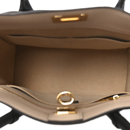 Louis Vuitton Calfskin Monogram On My Side MM Laurier Green Toffee Latte Beige 5 of 9