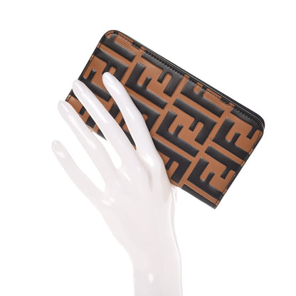 Fendi Calfskin FF Embossed IPhone X Case Tobacco 2 of 8