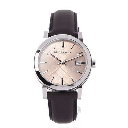 Burberry Stainless Steel Calfskin 38mm Heritage Quartz Watch Champagne BU9011 1 of 9