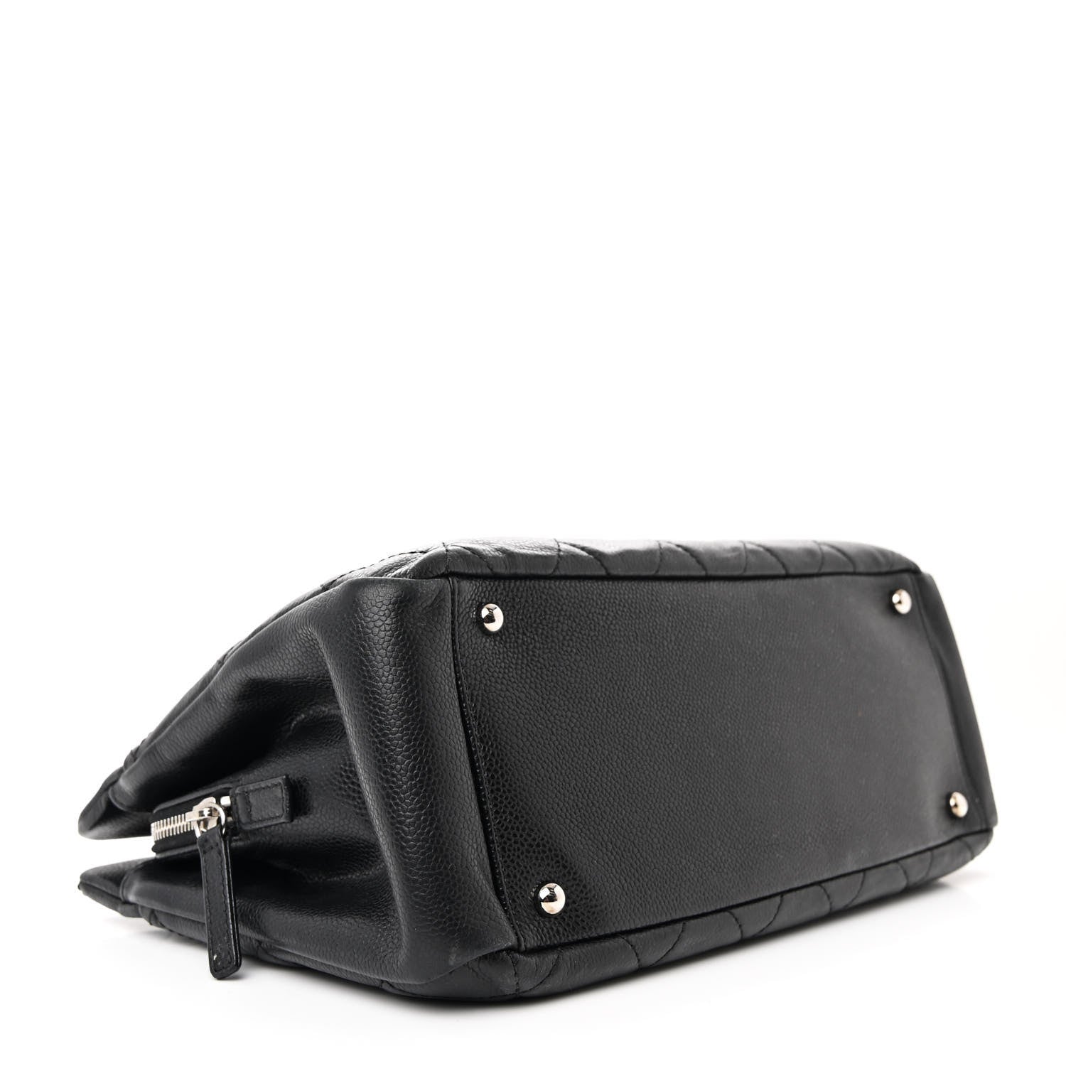Chanel Caviar Quilted Timeless CC Soft Tote Black 4 of 13