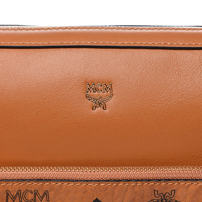 MCM Calfskin Visetos Ottomar Messenger Cognac 8 of 10