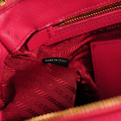 Prada Saffiano Large Galleria Double Zip Tote Fuxia 7 of 9