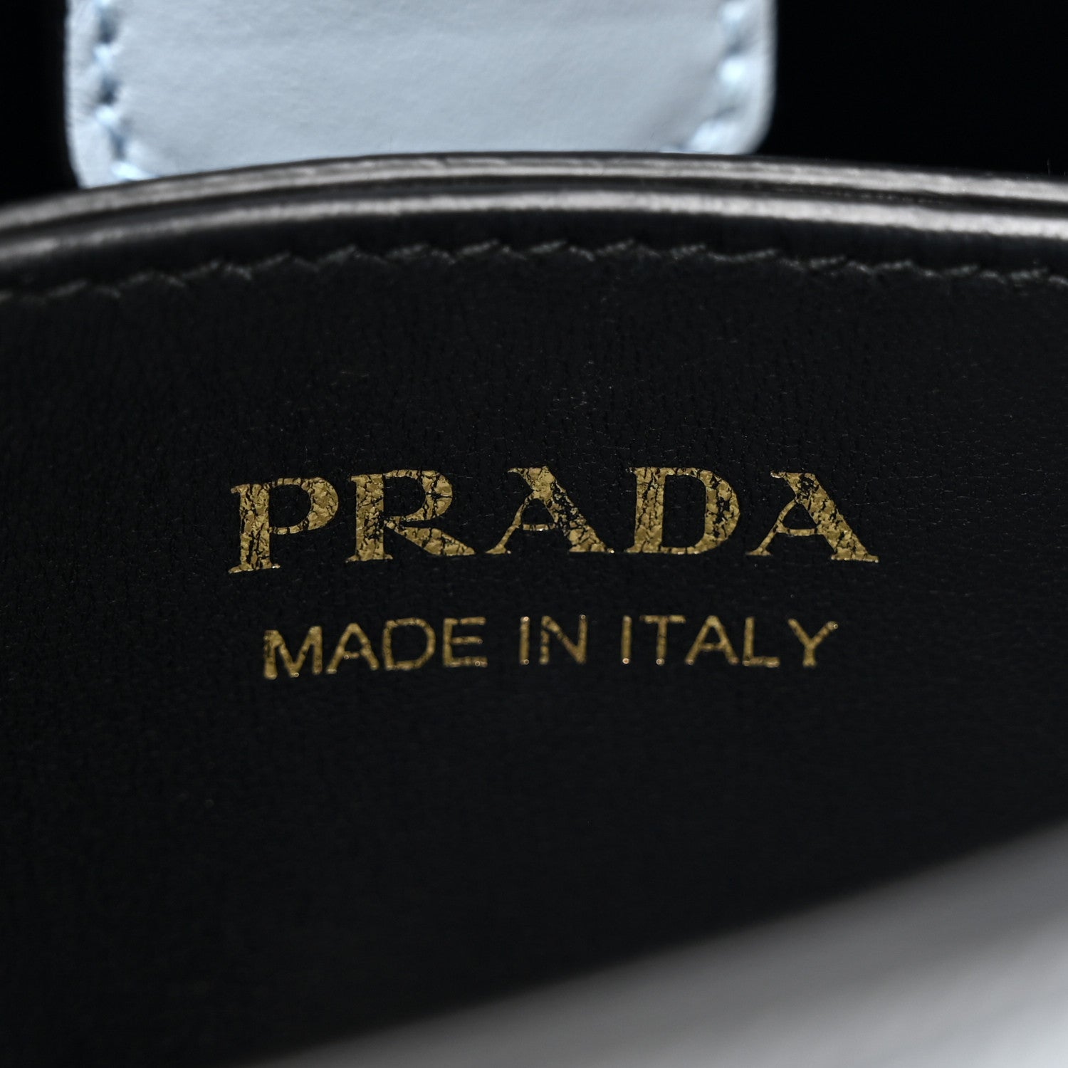 Prada Saffiano Cuir Calfskin Small Panier Bucket Bag Astrale Black 6 of 11