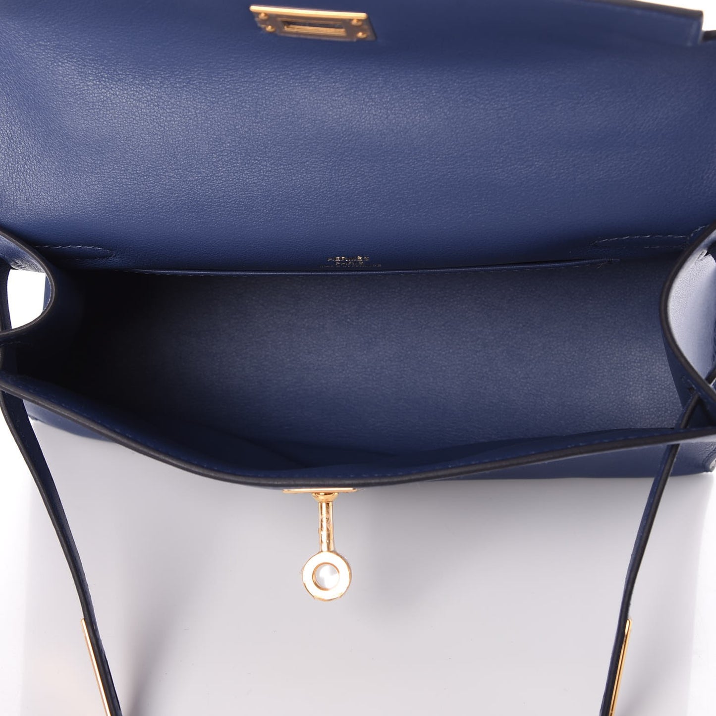 Swift Kelly Pochette Clutch Bleu Brighton