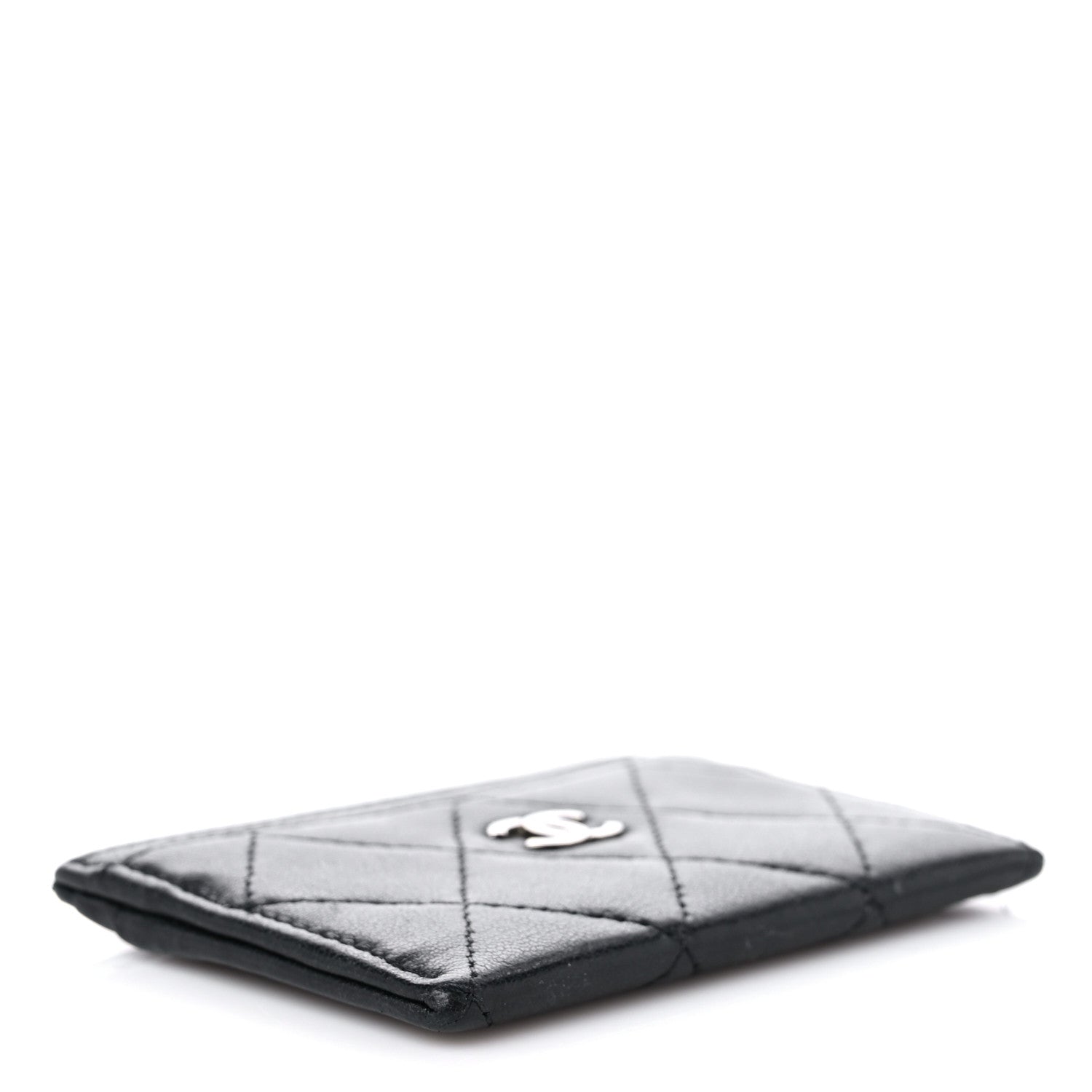 Chanel Lambskin Quilted Card Holder Black 4 of 11
