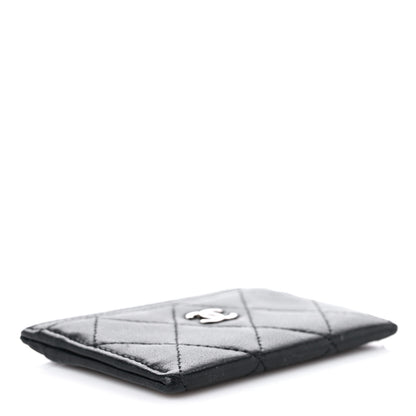 Chanel Lambskin Quilted Card Holder Black 4 of 11