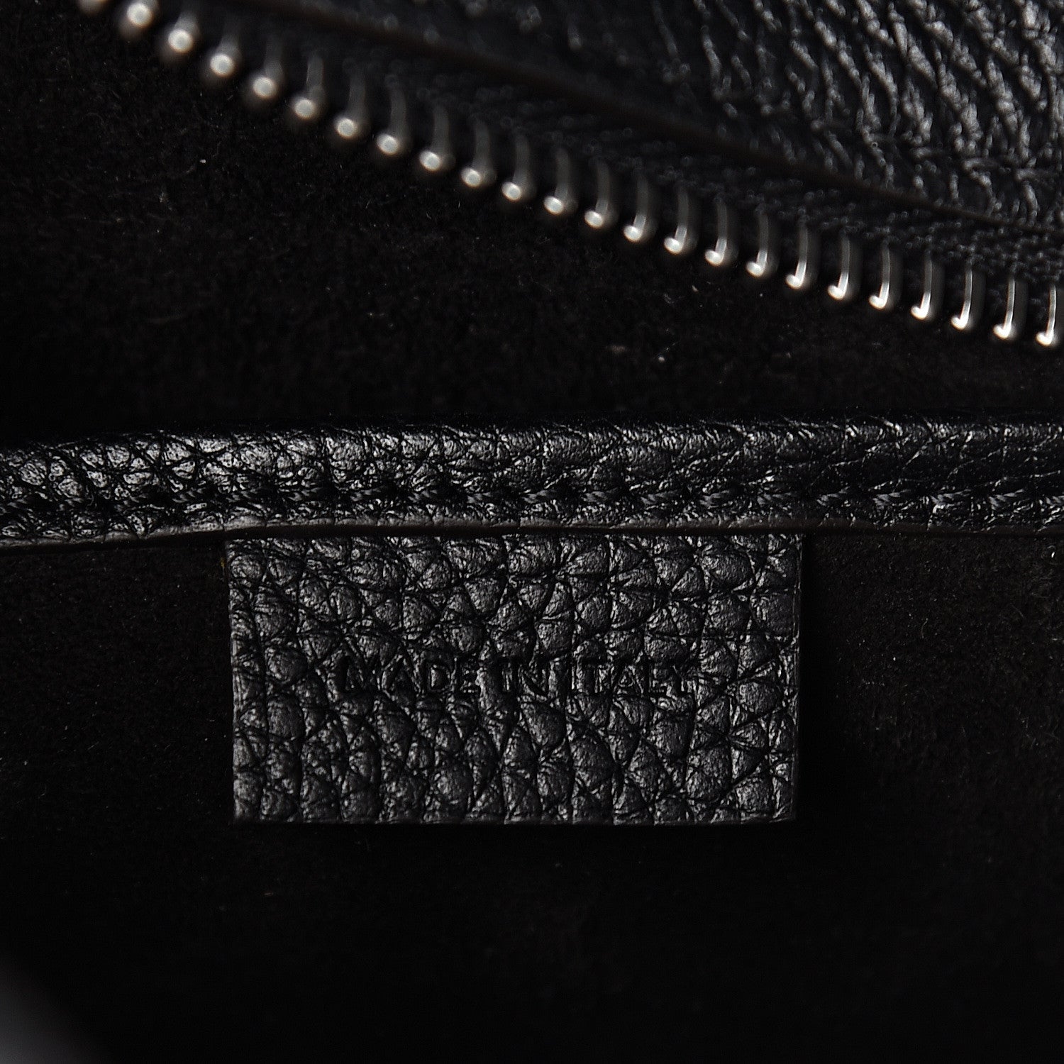 Celine Drummed Calfskin Nano Luggage Black 6 of 9
