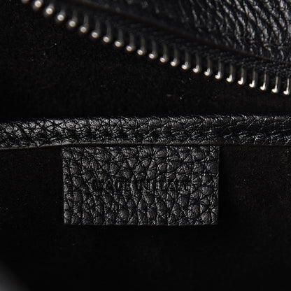 Celine Drummed Calfskin Nano Luggage Black 6 of 9