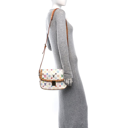 Louis Vuitton Monogram Multicolor Sologne White 2 of 11