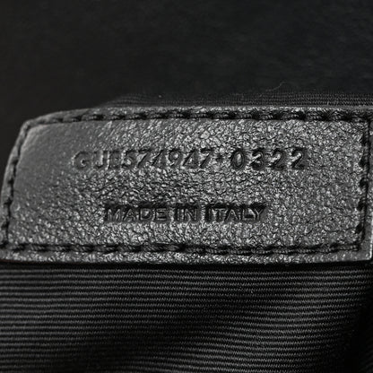 Saint Laurent Calfskin Y Quilted Monogram Monochrome Large Loulou Chain Satchel Black 7 of 10