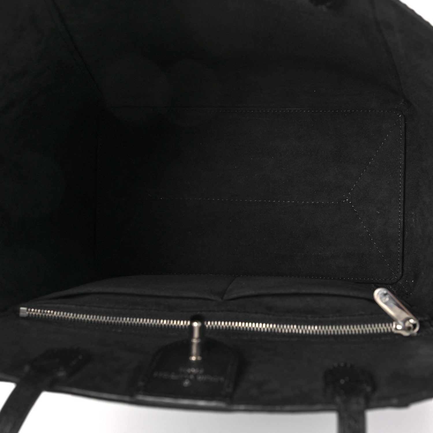 Louis Vuitton Calfskin Lockme Cabas Black 5 of 7